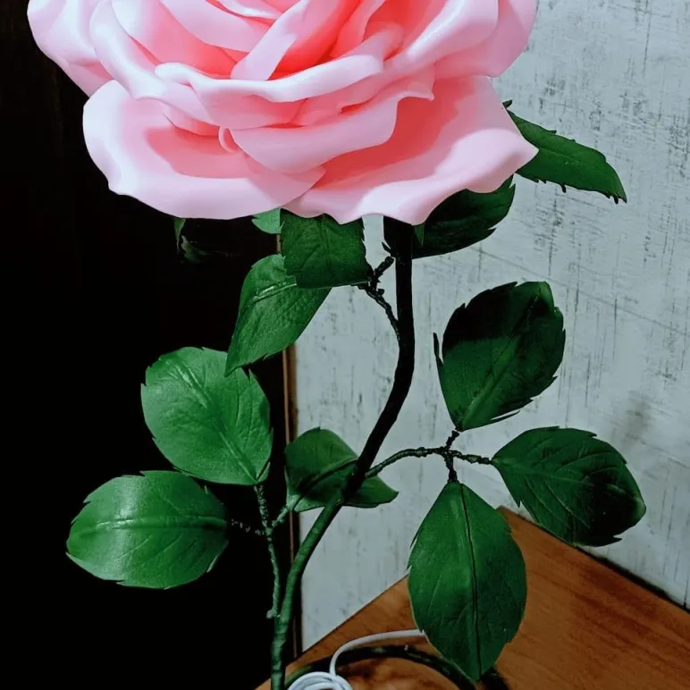 Цветок светильник Роза