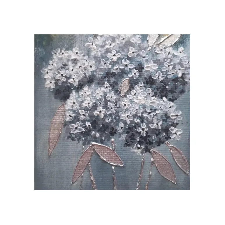 Панно для интерьера "Хризантемы"