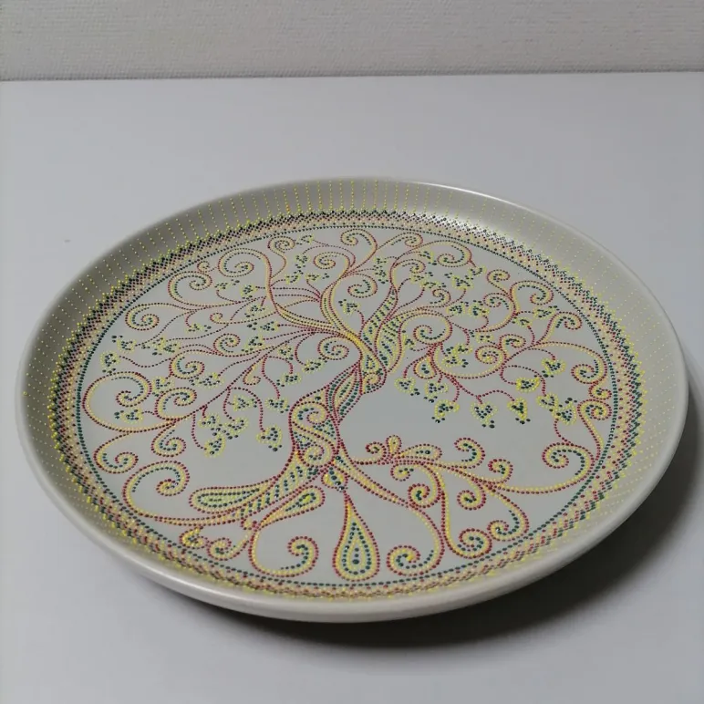 Керамика ручной работы, блюдо сервировочное