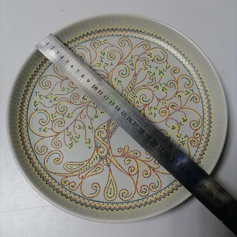 Керамика ручной работы, блюдо сервировочное