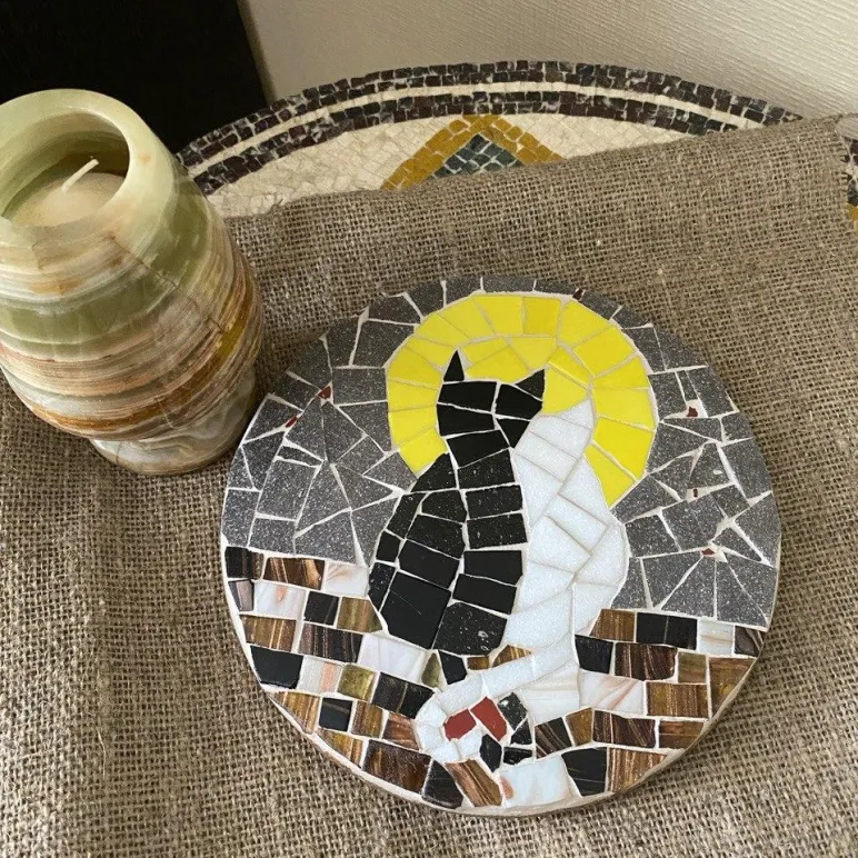 Подставки под горячее декорированные мозаикой