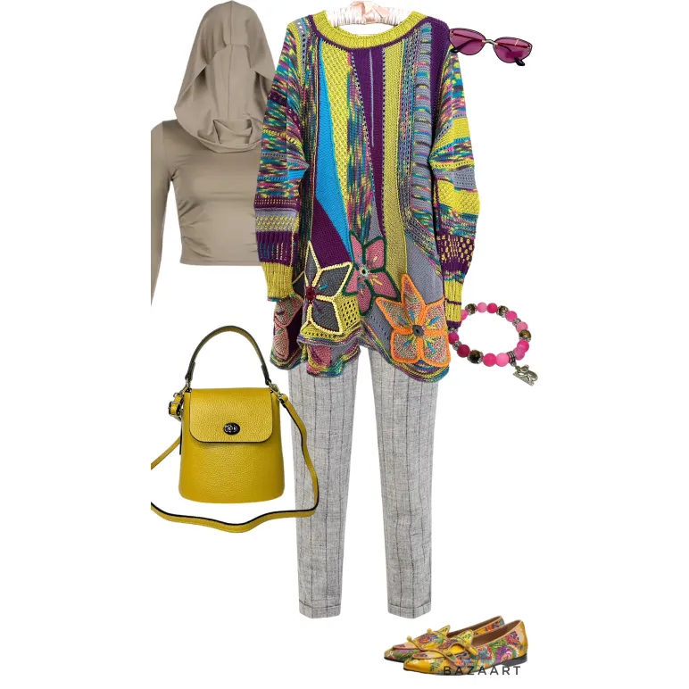 ЦВЕТЫ АВТОРСКИЙ ДЖЕМПЕР С ПРИНТОМ ЦВЕТЫ авторский джемпер с принтом