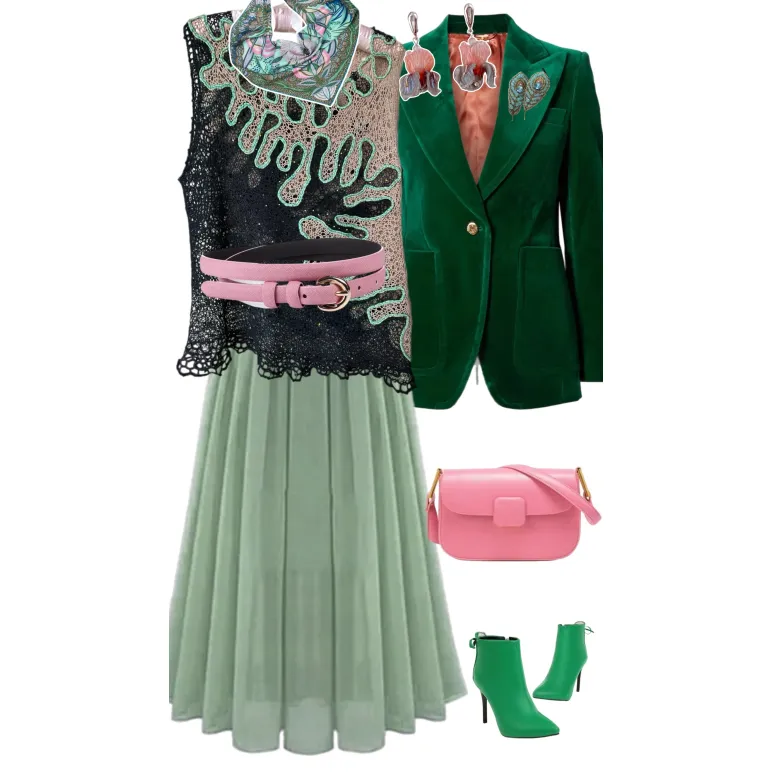 МЕКСИКА топ (жилет) ручной работы