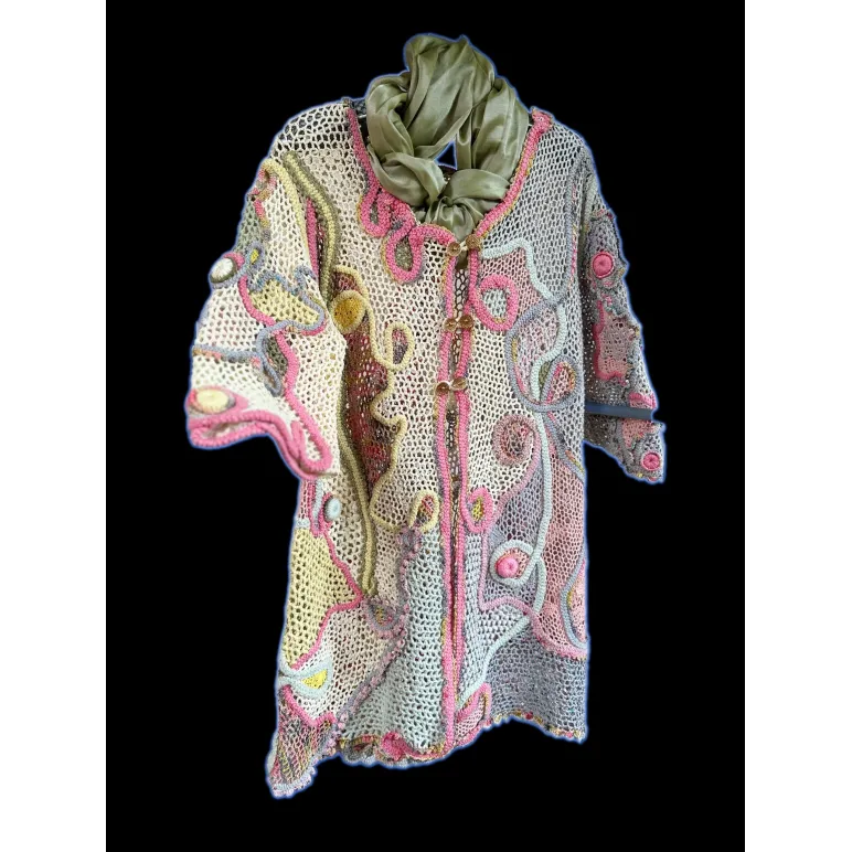 ИРЛАНДКА летний ажурный жакет