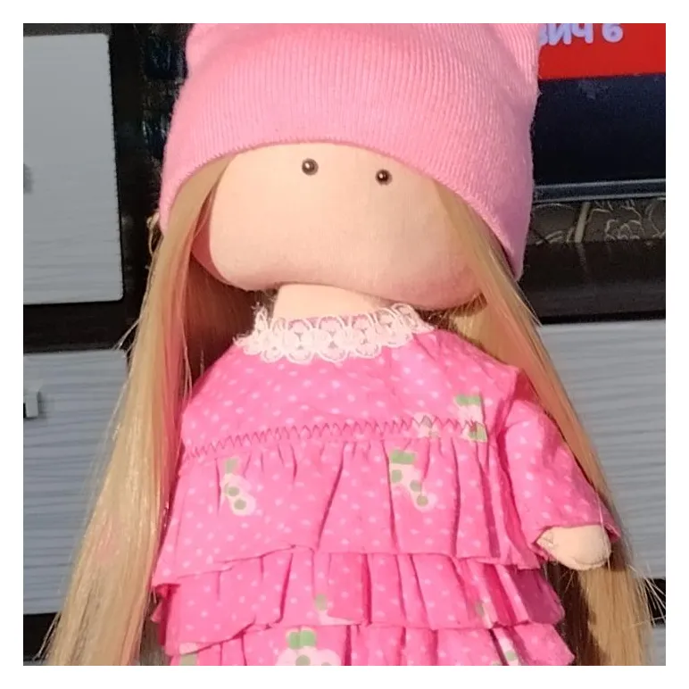 Текстильная очаровательная малышка