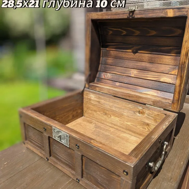 сундук деревянный ручной работы