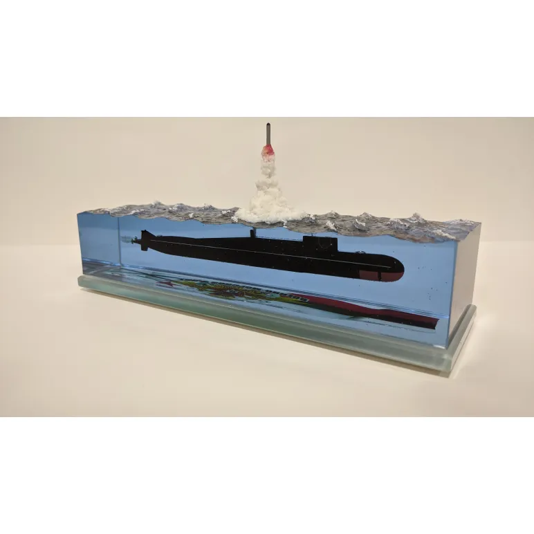 Модель подводной лодки 667БДРМ "Дельфин"
