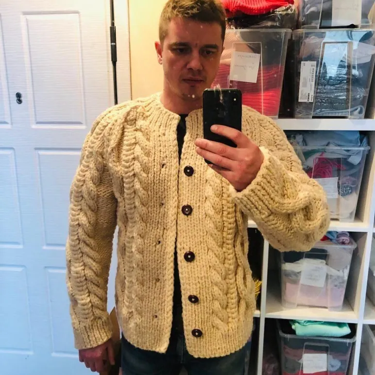 Мужской кардиган