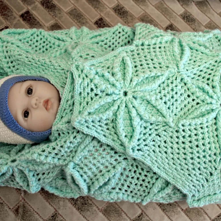 плед детский вязаный купить в Москве