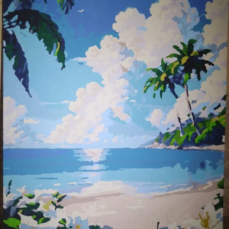 картина остров