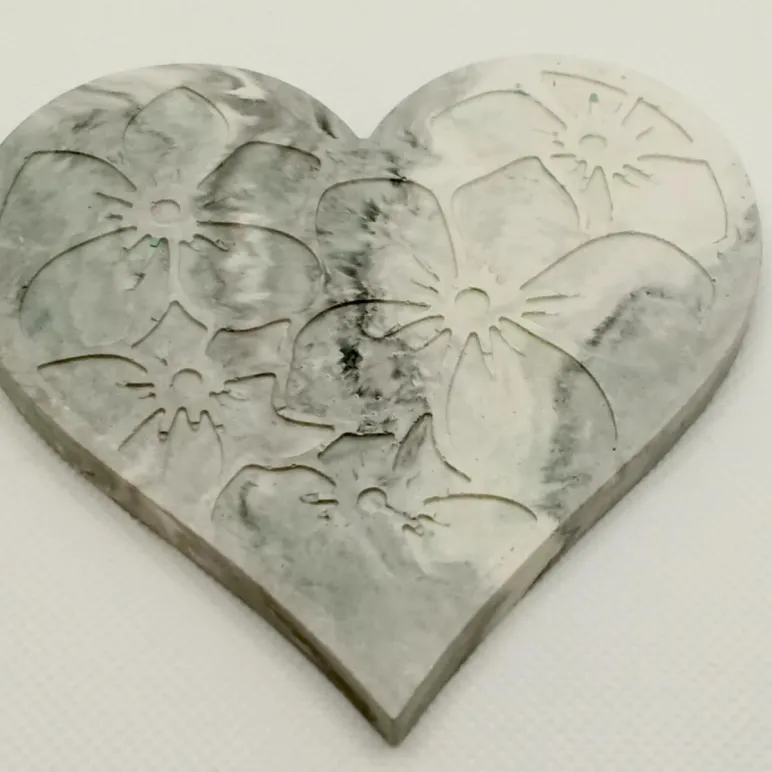 Подставка под свечу и бокал Сердце