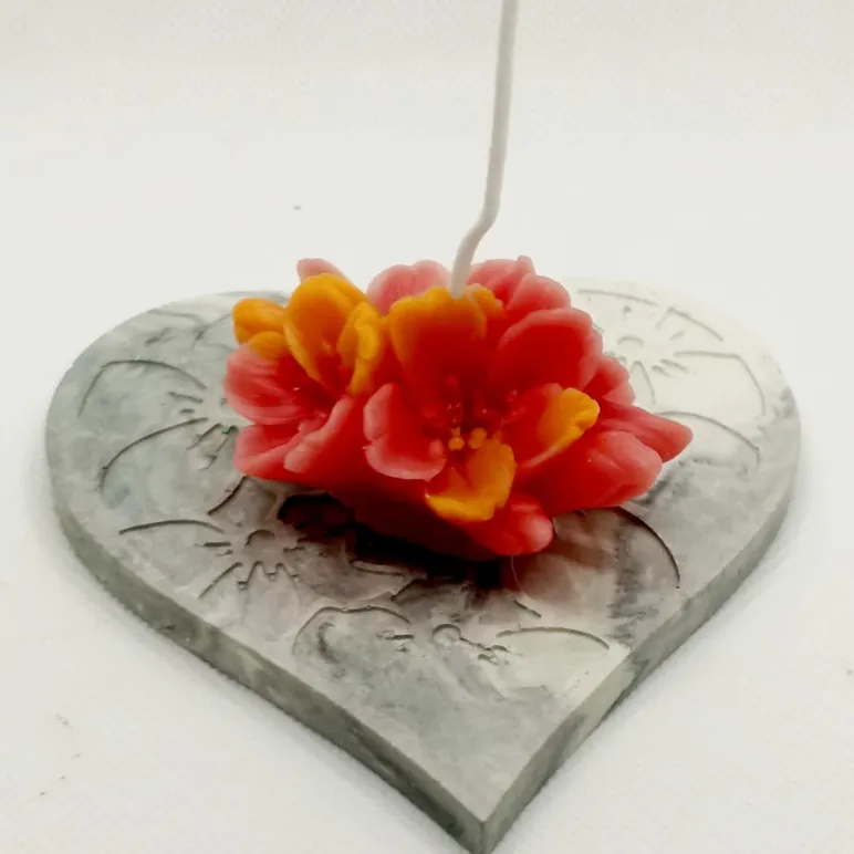 Подставка под свечу и бокал Сердце