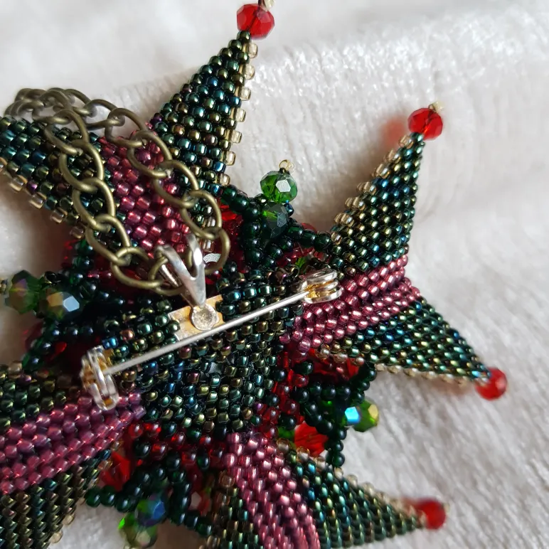 ​Брошь-орден-подвеска "Султанит"