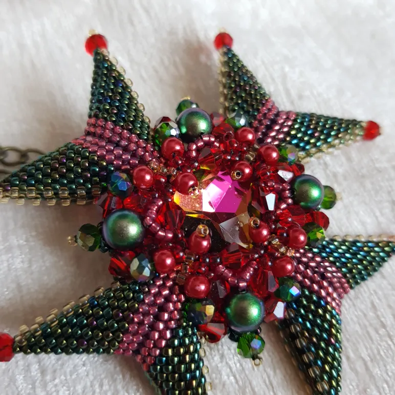 ​Брошь-орден-подвеска "Султанит"