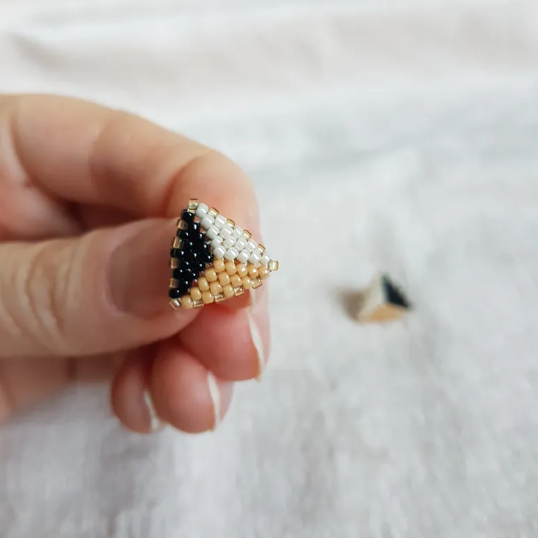 Брошь-орден-подвеска и Серьги "Гематит"