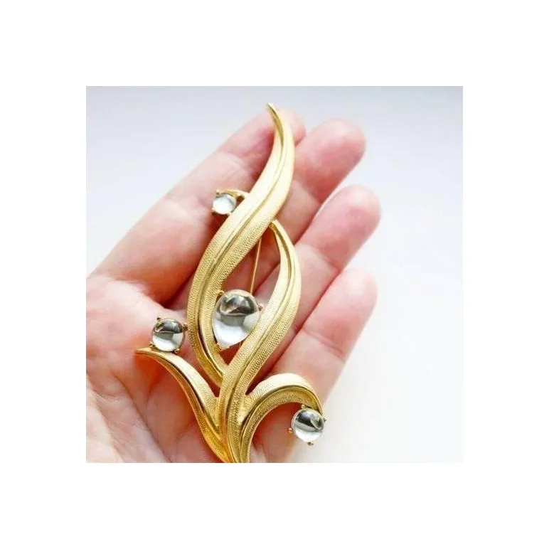 Винтажная, коллекционная брошь TRIFARI