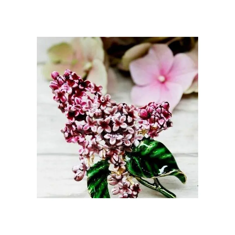Коллекционная брошь, большая "Сирень" MUSEUM OF FINE ARTS