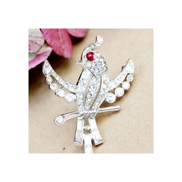 Коллекционная брошь от TRIFARI 1940-е ALFRED PHILIPPE