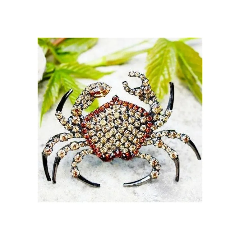 Коллекционная брошь "Краб" BETTINA VON WALHOFF
