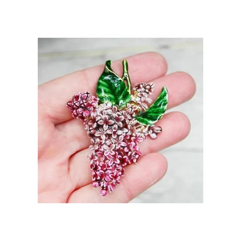 Коллекционная брошь, большая "Сирень" MUSEUM OF FINE ARTS