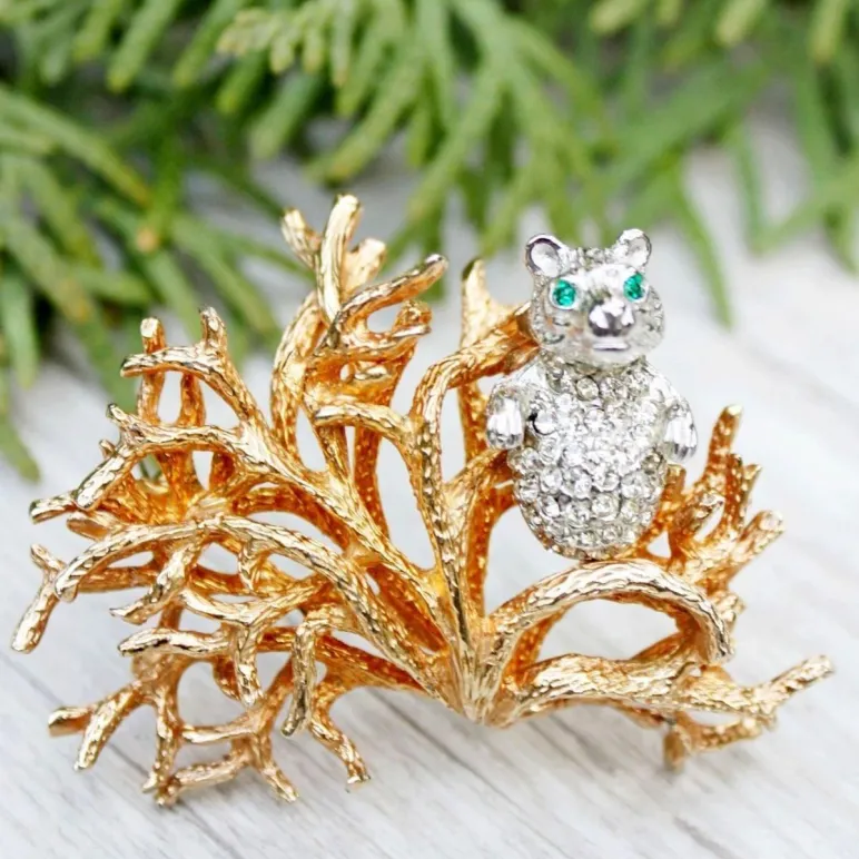 Коллекционная брошь 1950-е CASTLECLIFF