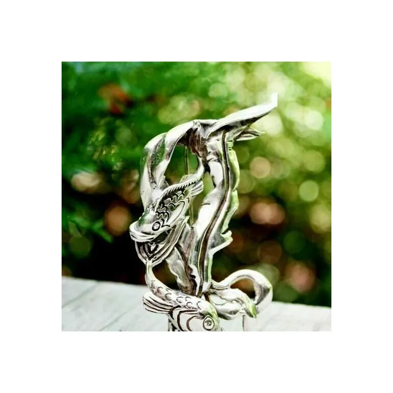 Винтажная  серебряная брошь от CYVRA