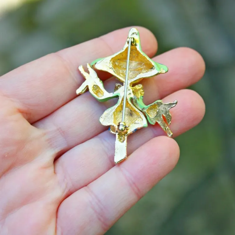 Коллекционная брошь от TORTOLANI 1960-е