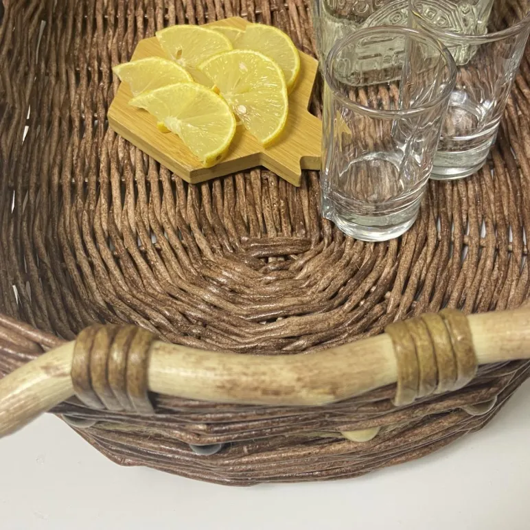 Поднос-корзина из эко-лозы