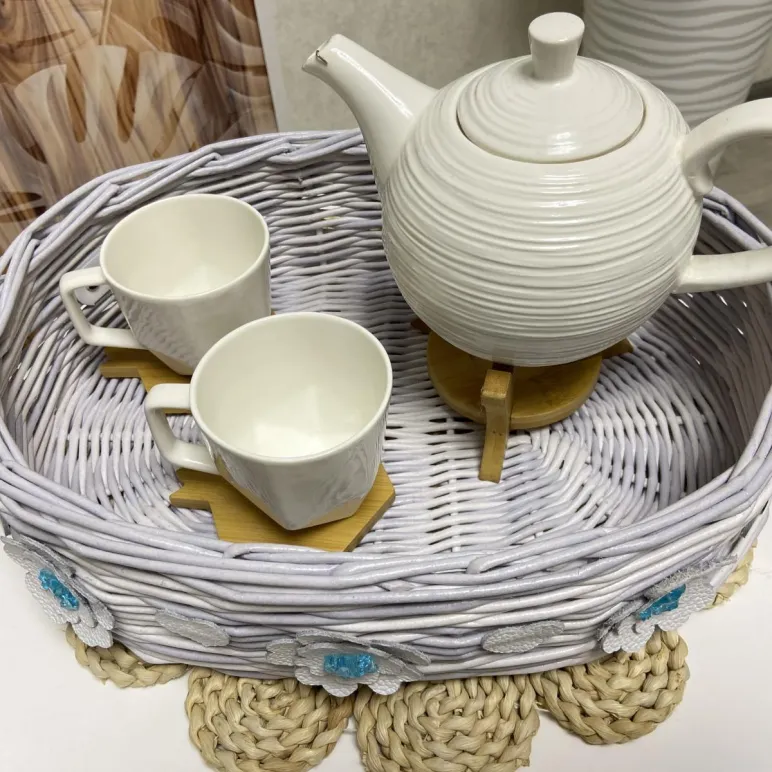 Поднос-корзина из эко-лозы