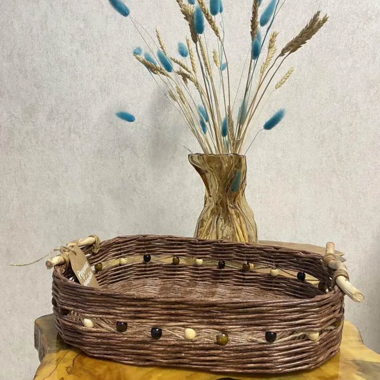 Поднос-корзина из эко-лозы