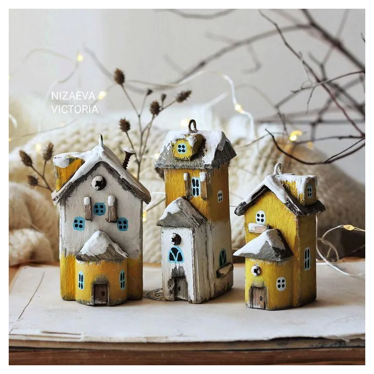 Домик интерьерная статуэтка