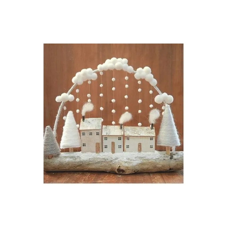 Домик интерьерная статуэтка