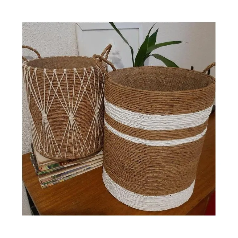 Корзина из джута