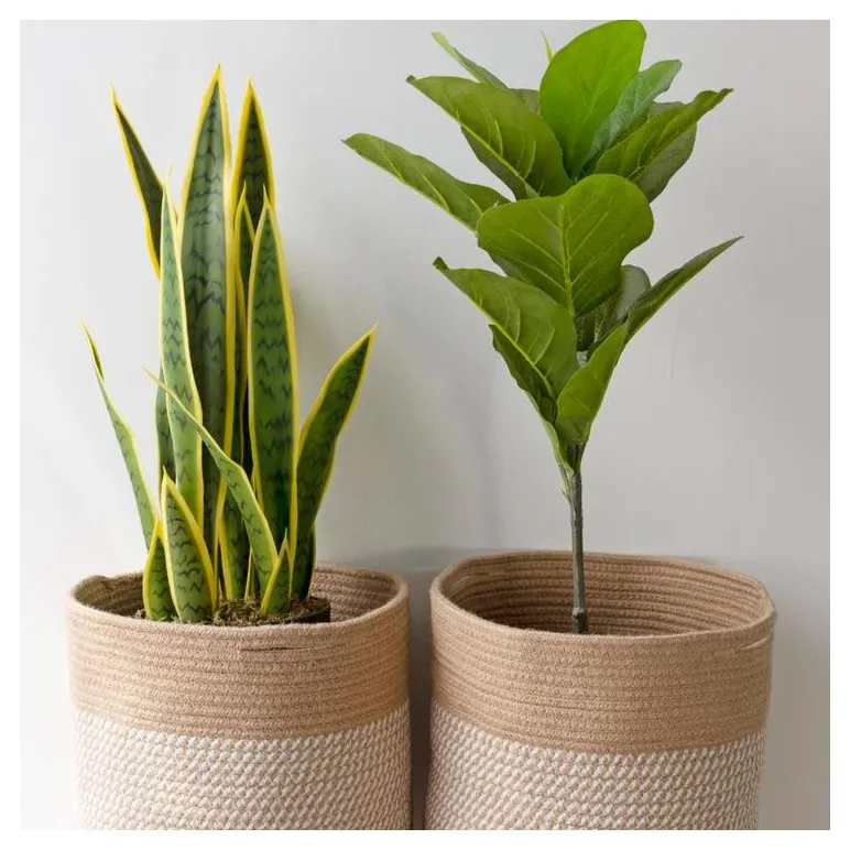 Корзина из джута