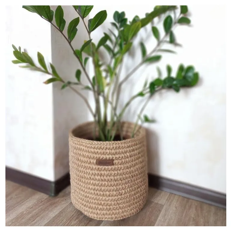 Корзина из джута