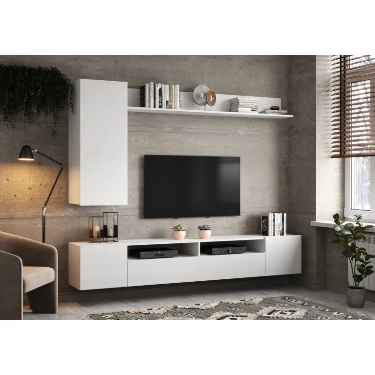 Гостиная Соло-16 цвет крафт белый